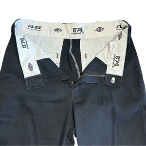 Dickies 874 Original Fit Black Work Pants Mens 30x32 Straight Leg